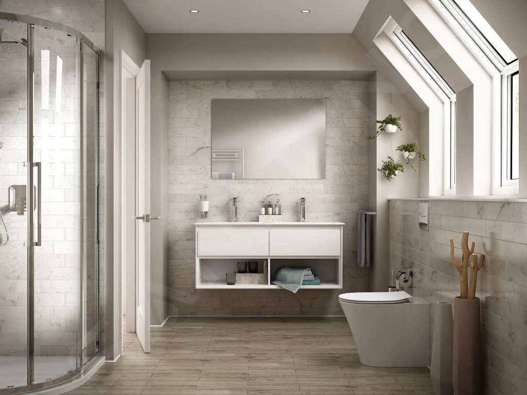 Ideal Standard Tesi - Afdekset Voor Douchekraan, Chroom A6585AA 5 Ideal Standard Tesi - Afdekset Voor Douchekraan, Chroom A6585AA - Afbeelding 3