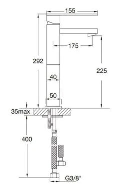 Steinberg 160 - Wastafelkraan, Mat Zwart 160 1710 S 7 Steinberg 160 - Wastafelkraan, Mat Zwart 160 1710 S -AquaKranen Verkoop 69a4be45f4df85978623252b