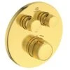 Ideal Standard CeraTherm Navigo - Inbouwthermostaat, Opbouwdeel, 2 Gebruikers, Brushed Gold A7296A2 1 Ideal Standard CeraTherm Navigo - Inbouwthermostaat, Opbouwdeel, 2 Gebruikers, Brushed Gold A7296A2 -AquaKranen Verkoop 6a31c2bb544dee68fed32cf7