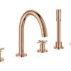 Grohe Atrio - Badkraan, 5-gats Installatie, Warm Sunset 19923DA3 -AquaKranen Verkoop 6cb3fac754071d7e274029d2