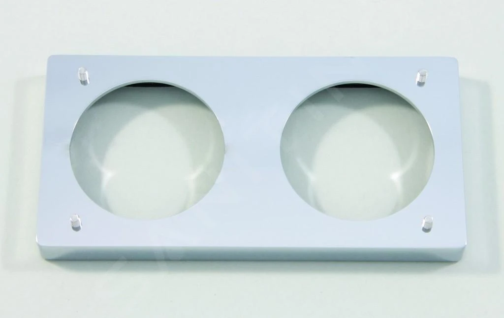 Ideal Standard Archimodule - Opvulring Voor 2-gats Rozet (83 X 166 Mm) (10 Mm), Chroom A963765AA 3 Ideal Standard Archimodule - Opvulring Voor 2-gats Rozet (83 X 166 Mm) (10 Mm), Chroom A963765AA