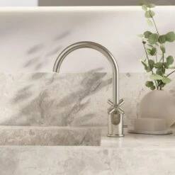 Steinberg 250 - Wastafelkraan Met Waste, Geborsteld Nikkel 250 1500 BN -AquaKranen Verkoop 6f7a2058c5e71d202ebed511