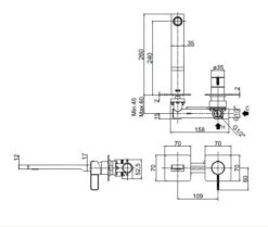 Paffoni Rock - 2-gats Inbouw Wastafelkraan Met Inbouwdeel, Chroom RO106CR70 -AquaKranen Verkoop 713d750dd6836f1c2da21e80