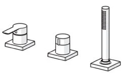 Hansa Ligna - 3- Gats Badrandcombinatie, Chroom 06439493 7 Hansa Ligna - 3- Gats Badrandcombinatie, Chroom 06439493 -AquaKranen Verkoop 7160d937aa2a10b47fa43cb9
