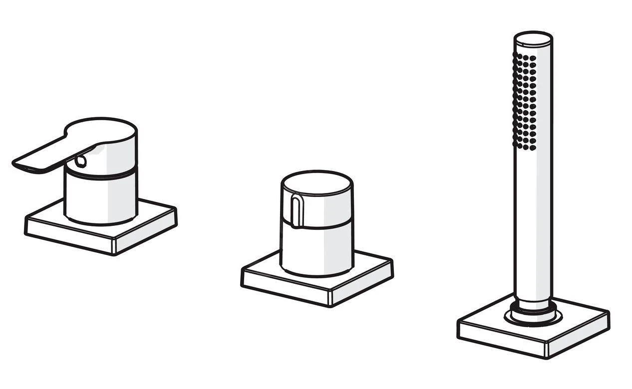 Hansa Ligna - 3- Gats Badrandcombinatie, Chroom 06439493 5 Hansa Ligna - 3- Gats Badrandcombinatie, Chroom 06439493 - Afbeelding 3