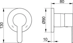 Keuco IXMO - 1-hendel Mengkraan Inbouw, Chroom 59551010301 -AquaKranen Verkoop 723b7a42d51879019adfe56e