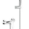Novaservis Metalia Eco+ - Doucheset Met Thermostatische Douchekraan En Handdouche ECO+, Chroom 57060,0E