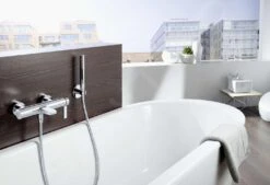 Hansa Loft - Badkraan Opbouw, Chroom 57702103 -AquaKranen Verkoop 73de1c94585dca22d7760a75