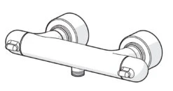 Hansa Medipro - Thermostatische Douchekraan, Thermo Cool, Chroom 58080201 -AquaKranen Verkoop 7ae48e1c7daf1cc1c23c123f