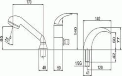 Novaservis Metalia 55 - 3-gats Badkraan, Chroom 55047,0 -AquaKranen Verkoop 7b689e5b8267ec07a195e400