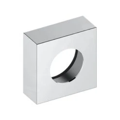 Keuco IXMO - Verleningsrozet 35 Mm, Rood/blauw Aanduiding, Chroom 59551010382