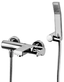 Paffoni West - Badkraan Met Handdouche Set, Chroom WS023CR