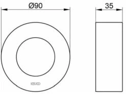 Keuco IXMO - Verleningsrozet 35 Mm, Aluminium 59551170281 -AquaKranen Verkoop 7dc8993e80c48689794a7ffa 7