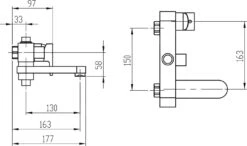 Novaservis Nobless Vision X - Opbouw Badkraan, Chroom 42023/1,0 -AquaKranen Verkoop 7e5eafc03b82c47dd1ee3284