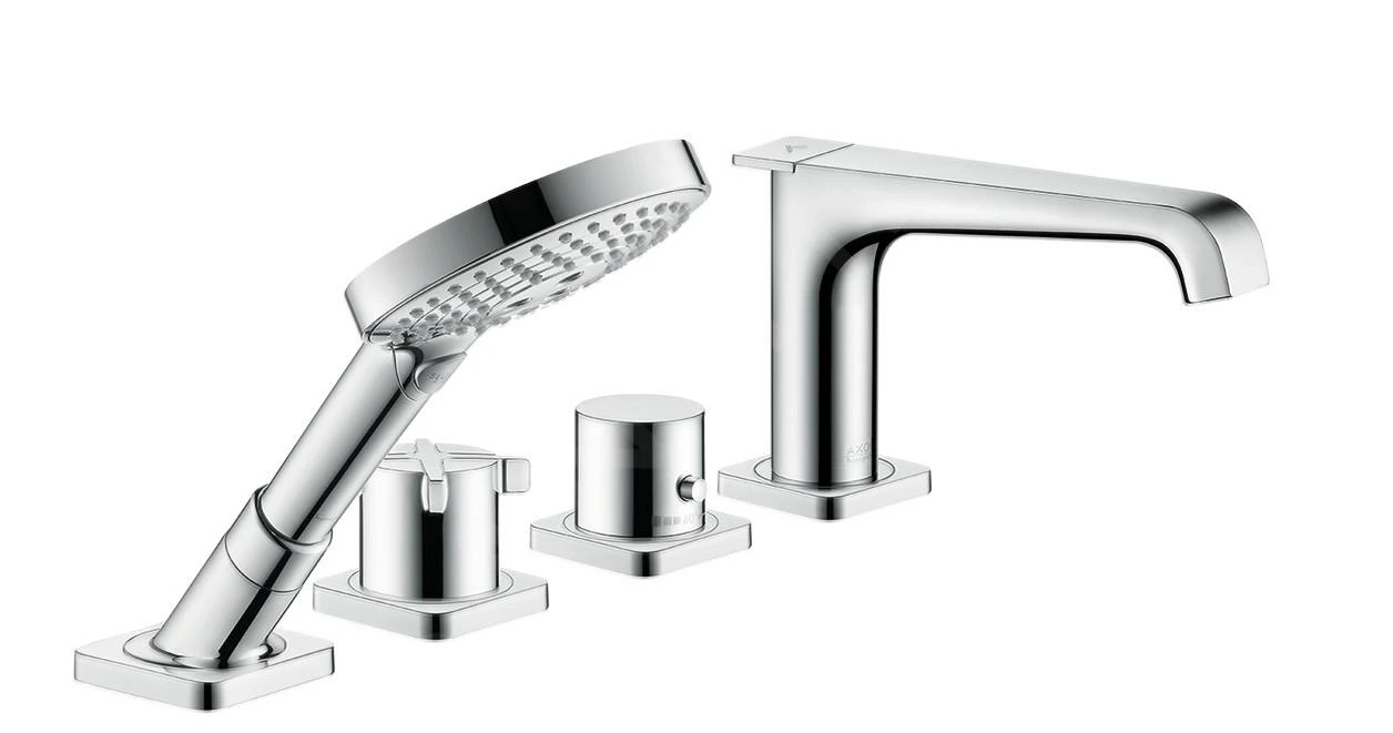 Axor Citterio E - 4-gats Thermostaat Badrandcombinatie, Chroom 36411000 3 Axor Citterio E - 4-gats Thermostaat Badrandcombinatie, Chroom 36411000