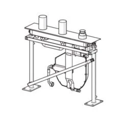Hansa Compact - Inbouwdeel Voor 3-gats Badrandcombinatie 53010300 -AquaKranen Verkoop 8523991753b35b2b0a1a2ede