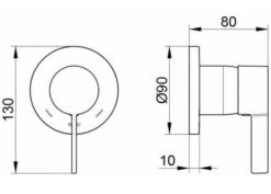 Keuco IXMO - Inbouw Douchekraan, Mat Aluminium 59551179501 -AquaKranen Verkoop 85a9c22a0e7711dbeaef150e 2