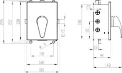 Novaservis Metalia 55 - Inbouw Douchekraan Met Binnenwerk, Chroom BOX55050,0 -AquaKranen Verkoop 85ed1429e7f7daf866b17074