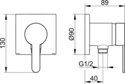 Keuco IXMO - 1-hendel Mengkraan Met Slangaansluiting Inbouw, Chroom 59552010302 -AquaKranen Verkoop 863578cfabb6c169bcc924e6