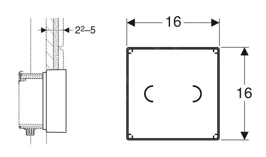 Geberit Toebehoren - Beschermdeksel Voor Afdekplaat 244.654.00.1 4 Geberit Toebehoren - Beschermdeksel Voor Afdekplaat 244.654.00.1 - Afbeelding 2