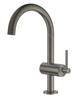 Grohe Atrio - Wastafelkraan Met Waste En Draaibare Uitloop, L-size, Geborsteld Hard Graphite 32042AL3 -AquaKranen Verkoop 88dfc09a57c501b47a6e5a27