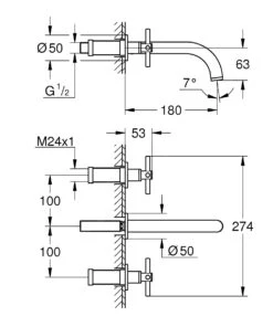 Grohe Atrio - Inbouw Wastafelkraan, 3-gats Installatie, Supersteel 20164DC3 7 Grohe Atrio - Inbouw Wastafelkraan, 3-gats Installatie, Supersteel 20164DC3 -AquaKranen Verkoop 891f1fac8786a8581fe73919 1