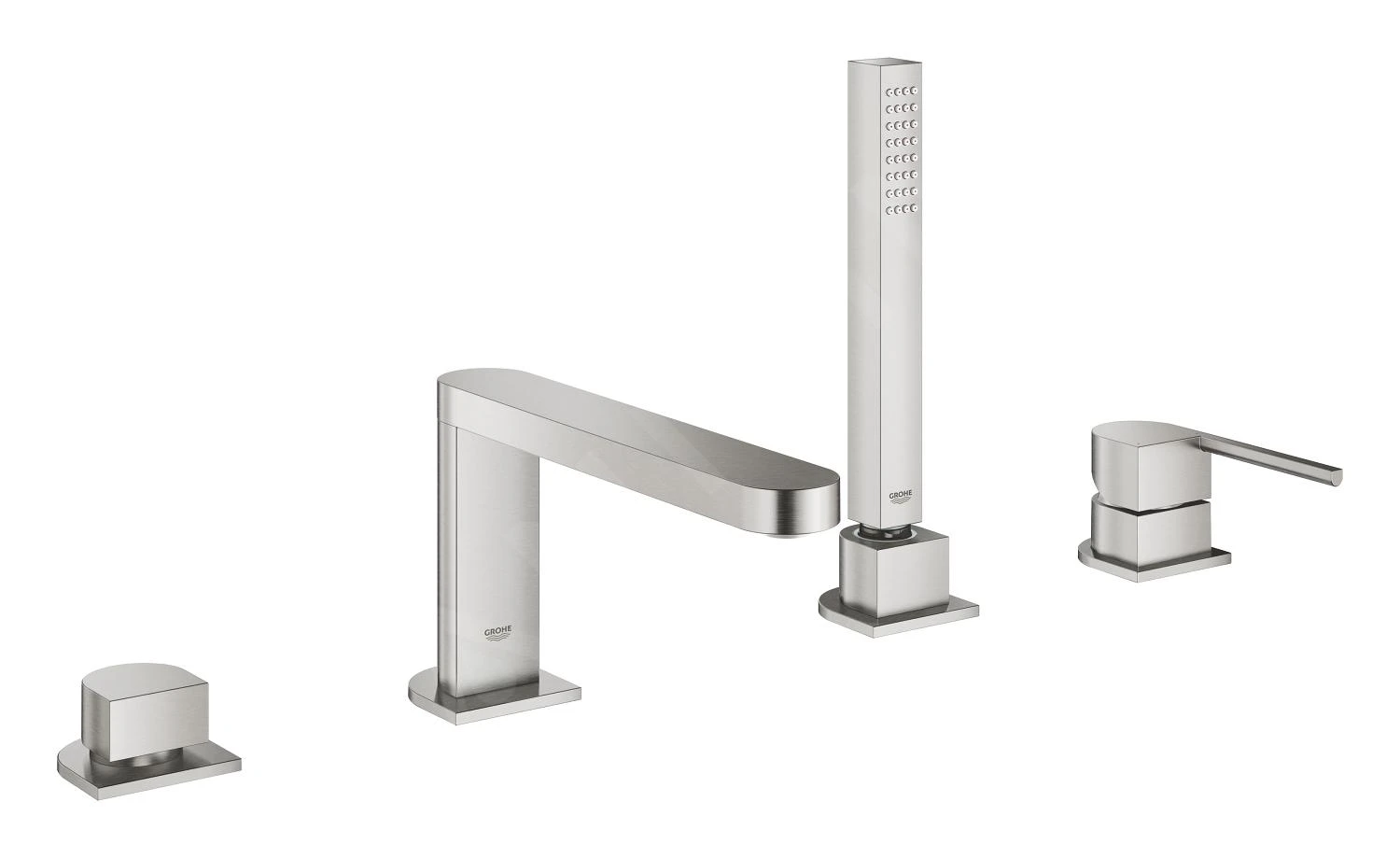 Grohe Plus - Badrandcombinatie, 4-gats installatie, Supersteel 29307DC3 3 Grohe Plus - Badrandcombinatie, 4-gats installatie, Supersteel 29307DC3
