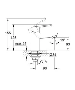 Grohe BauLoop - Fonteinkraan, Chroom 32857000 -AquaKranen Verkoop 8c94b37536a77f318a8cdd83
