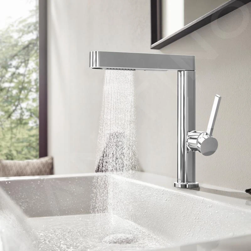 Hansgrohe Finoris - Wastafelkraan 230, Incl. Push-Open Afvoer En Uittrekbare Douche, EcoSmart, Chroom 76063000 5 Hansgrohe Finoris - Wastafelkraan 230, Incl. Push-Open Afvoer En Uittrekbare Douche, EcoSmart, Chroom 76063000 - Afbeelding 3