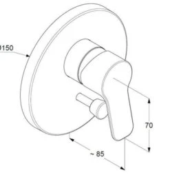 Kludi Pure&Easy - Inbouwkraan Voor 2 Functies, Chroom 374190565 -AquaKranen Verkoop 90a742a7e0f2148611c87dd5