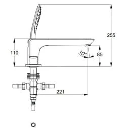Kludi Ameo - 4-gats Badrandcombinatie, Chroom 414240575 -AquaKranen Verkoop 9242d1a07ad06edcb3106800
