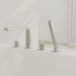 Steinberg 160 - Badrandkraan, 4-gats Installatie, Geborsteld Nikkel 160 2402 BN -AquaKranen Verkoop 9382e4b1a5ea29772b48f47f