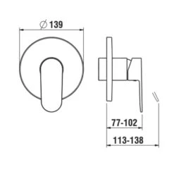 Laufen Neja - Afdekset Voor Douchekraan, Chroom H3315160040001 -AquaKranen Verkoop 9610b6cf8cd1da4fdc3e322b