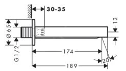 Hansgrohe Finoris - Baduitloop, Mat Zwart 76410670 -AquaKranen Verkoop 97207a74703950244f2bab7e 2