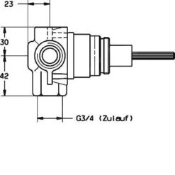 Hansa Inbouwdelen - Inbouwdeel Voor Verborgen Omstelling DN20 02850100 -AquaKranen Verkoop 973644afad077566e7151f25