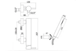 Paffoni Light - Doucheset Met Kraan, Chroom LIG168DCR -AquaKranen Verkoop 990349f8fc0f0024d3448098