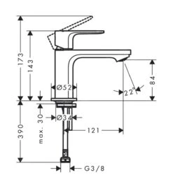 Hansgrohe Rebris S - Koudwaterkraan, Mat Zwart 72503670 8 Hansgrohe Rebris S - Koudwaterkraan, Mat Zwart 72503670 -AquaKranen Verkoop 9a53099b33895b621f83be3b