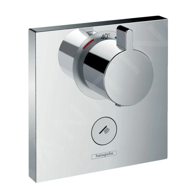 Hansgrohe Shower Select - Thermostaat Mengkraan Met Stopkraan Voor 1 Functie+extra Uitgang, Chroom 15761000 3 Hansgrohe Shower Select - Thermostaat Mengkraan Met Stopkraan Voor 1 Functie+extra Uitgang, Chroom 15761000