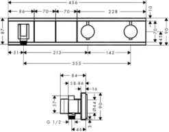 Hansgrohe RainSelect - Afbouwdeel Voor Thermostatische Badkraan Voor 2 Functies, Chroom 15355000 7 Hansgrohe RainSelect - Afbouwdeel Voor Thermostatische Badkraan Voor 2 Functies, Chroom 15355000 -AquaKranen Verkoop 9da354ea41e31fcdd3234d1e