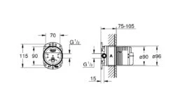 Grohe Rainshower - Inbouw Basisgarnituur DN 15, Chroom 26483000 -AquaKranen Verkoop 9e249c9021ab761fa6179e8e
