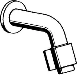 Hansa Nova - Wand Tapkraan, Chroom 00968101 -AquaKranen Verkoop 9e9dd0dc410beb864516ea4e