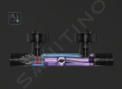 Ideal Standard CeraTherm Navigo - Inbouwthermostaat, Opbouwdeel, 2 Gebruikers, Chroom A7296AA -AquaKranen Verkoop PHOTO 688