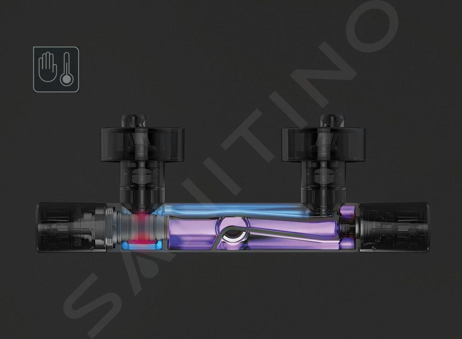 Ideal Standard CeraTherm Navigo - Inbouwthermostaat, Opbouwdeel, Chroom A7295AA 7 Ideal Standard CeraTherm Navigo - Inbouwthermostaat, Opbouwdeel, Chroom A7295AA - Afbeelding 5