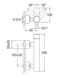 Steinberg 160 - Douchekraan, Geborsteld Nikkel 160 1210 BN -AquaKranen Verkoop a18aac5703871cb6e5bae90b 2