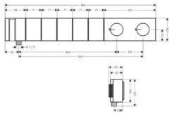 Axor Edge - Afbouwdeel Voor Select Douchethermostaat Select 680/100 Voor 5 Functies, Chroom/diamond Cut 46731000 -AquaKranen Verkoop a2891ba8356b051738a4f521