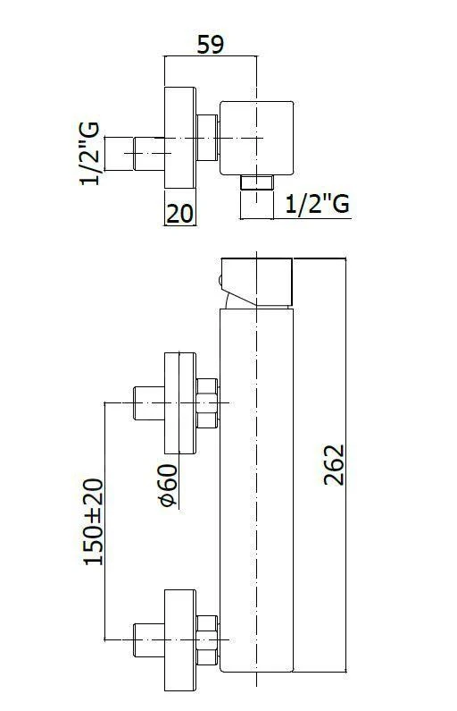Paffoni Effe - Douchekraan, Chroom EF168CR 4 Paffoni Effe - Douchekraan, Chroom EF168CR - Afbeelding 2