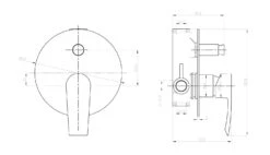Sapho Trevia - Inbouw Douchekraan, 2 Functies, Chroom TN042 -AquaKranen Verkoop a2e31eb81f8426ce6ee21308