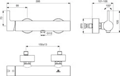 Ideal Standard Joy - Douchekraan, Chroom BC785AA -AquaKranen Verkoop a462f72088aff01d3de82e76