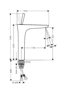 Hansgrohe PuraVida - Wastafelkraan Met Push-open Waste, Chroom 15072000 -AquaKranen Verkoop a630be41b2e8c7633b55a98c