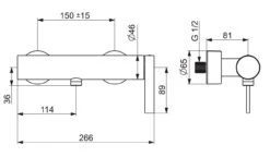 Hansa Loft - Eengreeps Douchemengkraan, Chroom 57710173 -AquaKranen Verkoop a6bc0891f591d5073aed4bdf